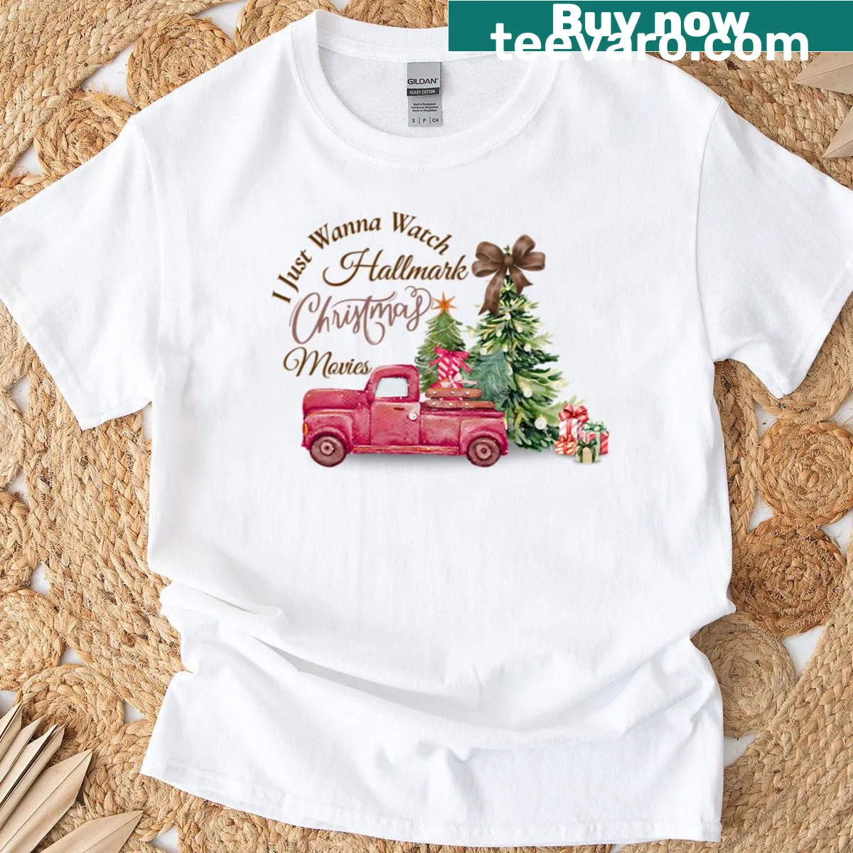 Funny shirt with Hallmark movie phrase — on a men's t-shirt