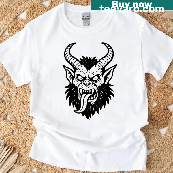 Krampus-themed Christmas T-shirt