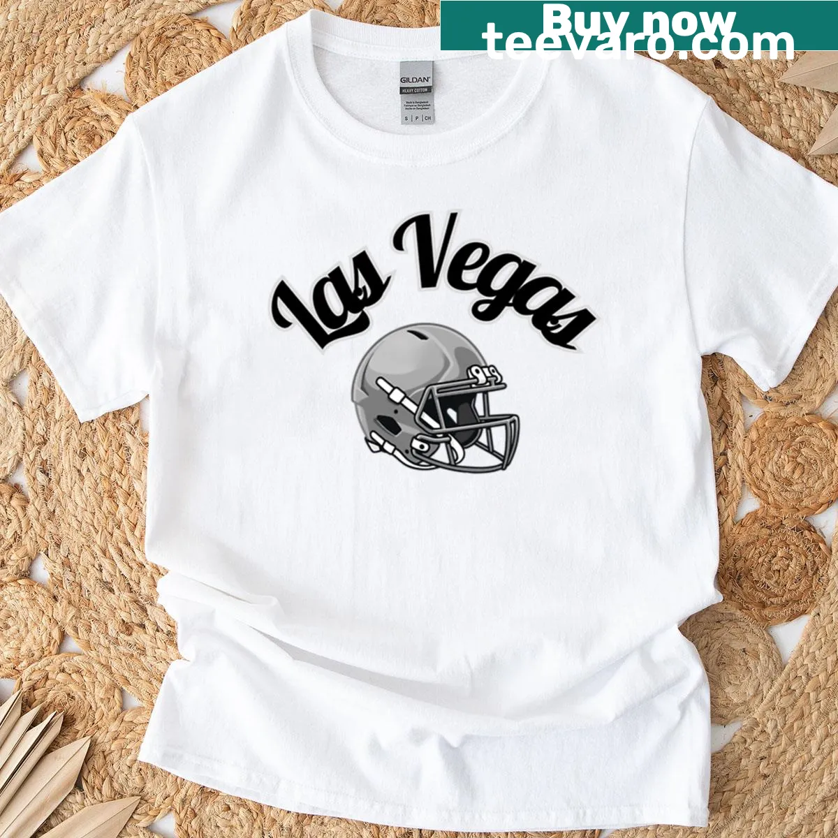Retro Las Vegas themed fan art shirt — on a men's t-shirt