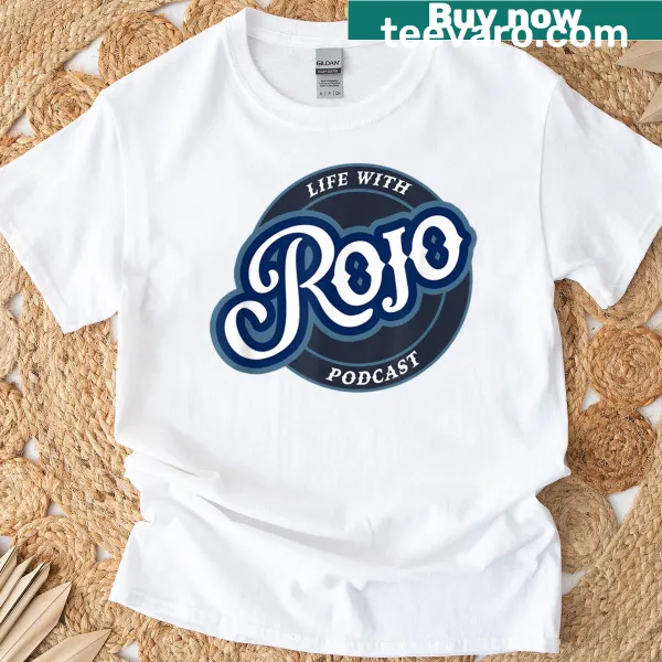 Minimalist logo design shirt with abstract typography