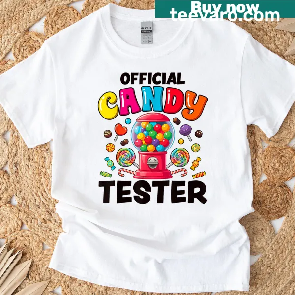 Playful lollipop candy lovers t-shirt with whimsical design
