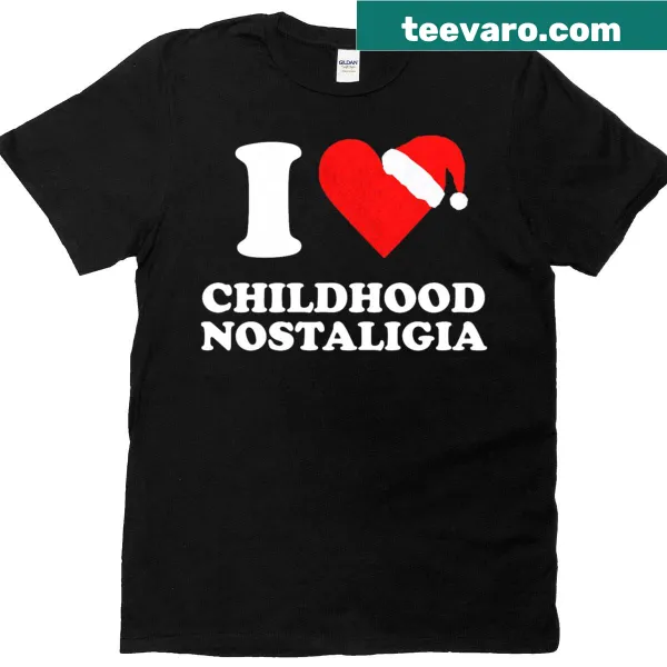 Nostalgic Christmas t-shirt with heartfelt text