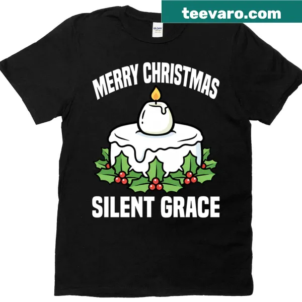 Vintage-style holiday T-shirt with 'Merry Christmas' text
