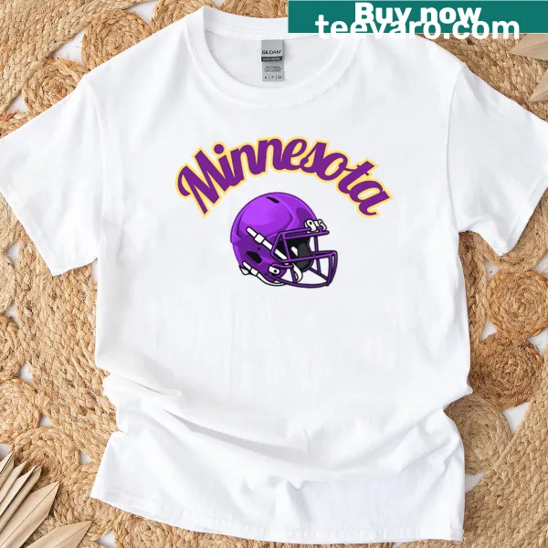 Retro Minnesota inspired T-shirt featuring state fan art