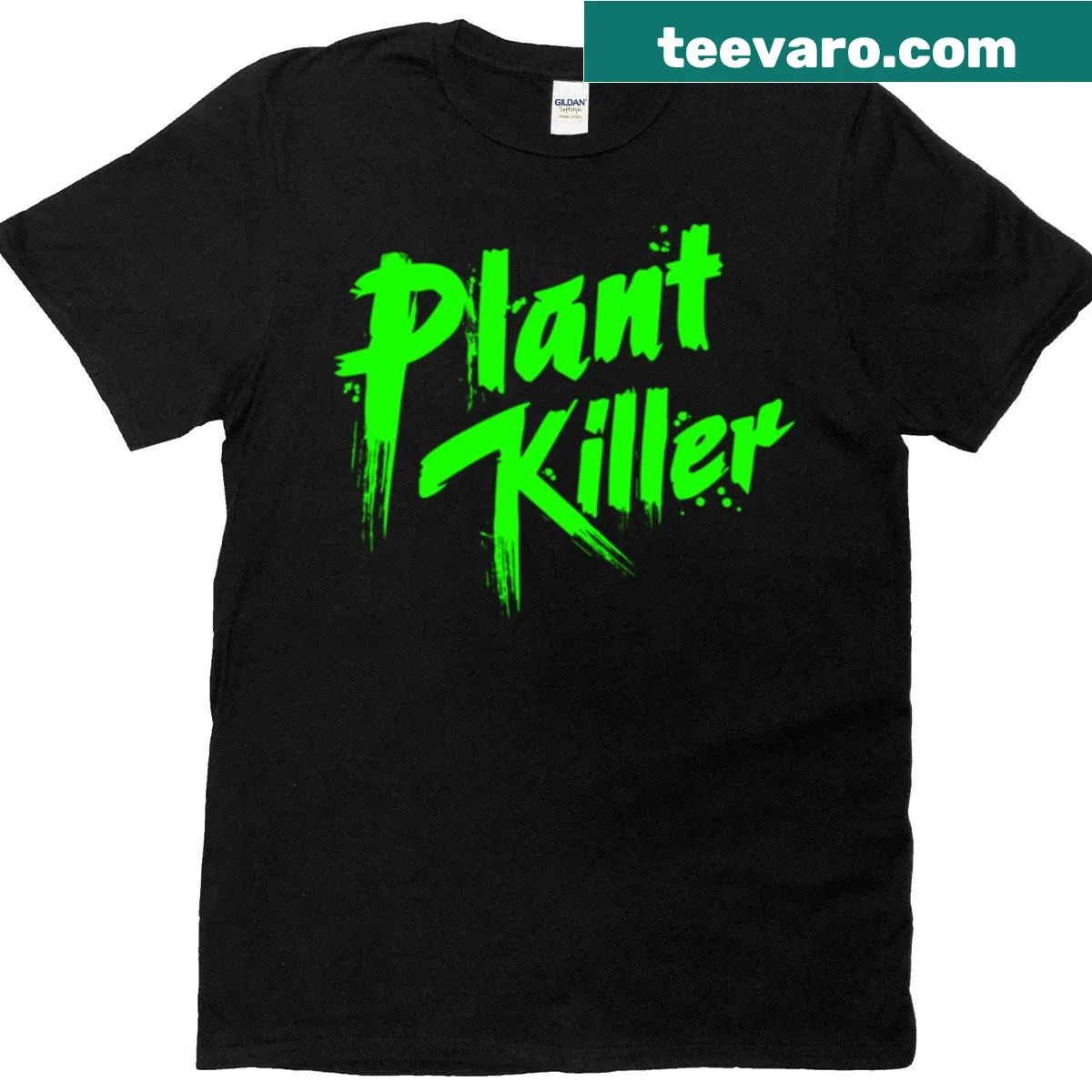Edgy Plant Killer Slasher T-shirt graphic — on a men's t-shirt