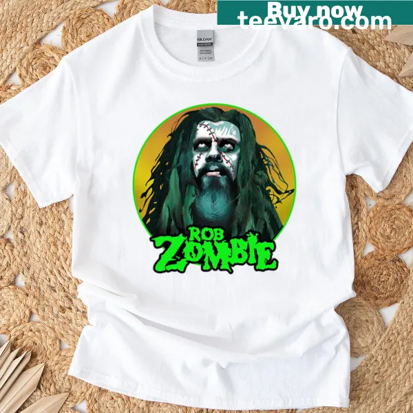 Rob Zombie Old Face logo t-shirt for music fans