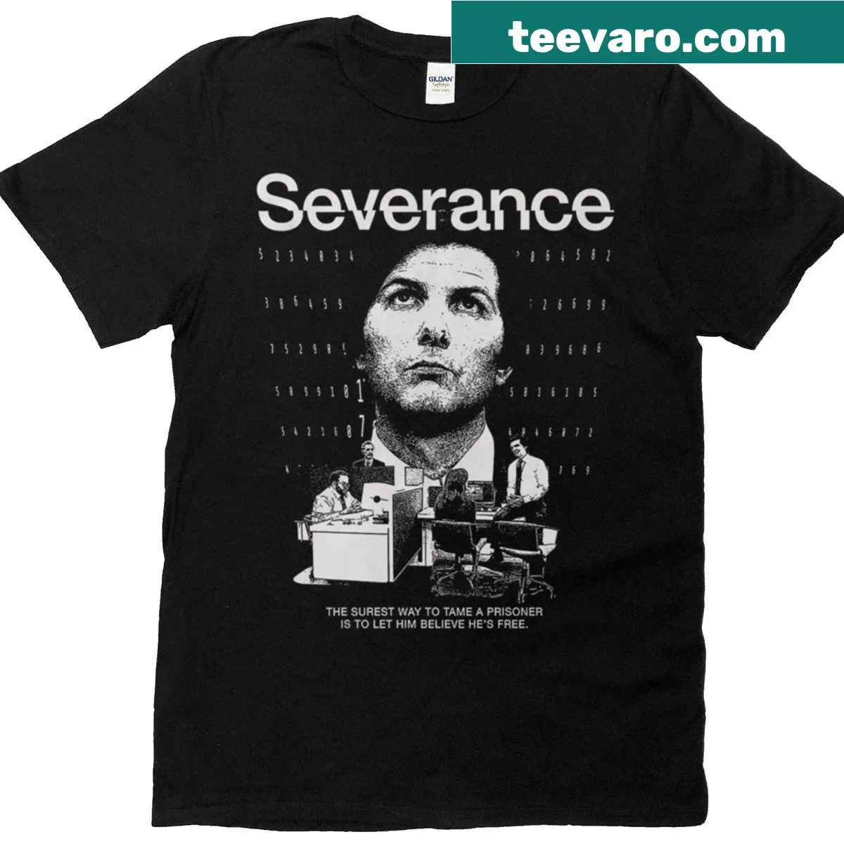 Vintage jazz movie cover design on a retro T-shirt — on a men's t-shirt