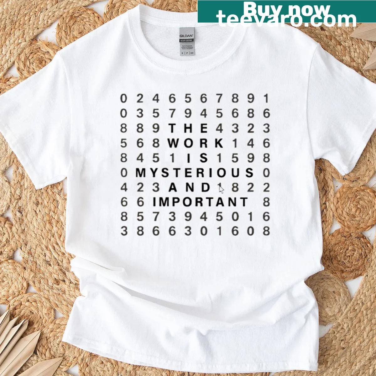 Vintage graphic T-shirt with retro movie quotes from the 90s — on a men's t-shirt