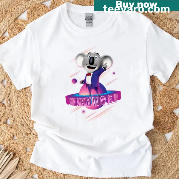 Retro silhouette of Buster Moon with shooting stars