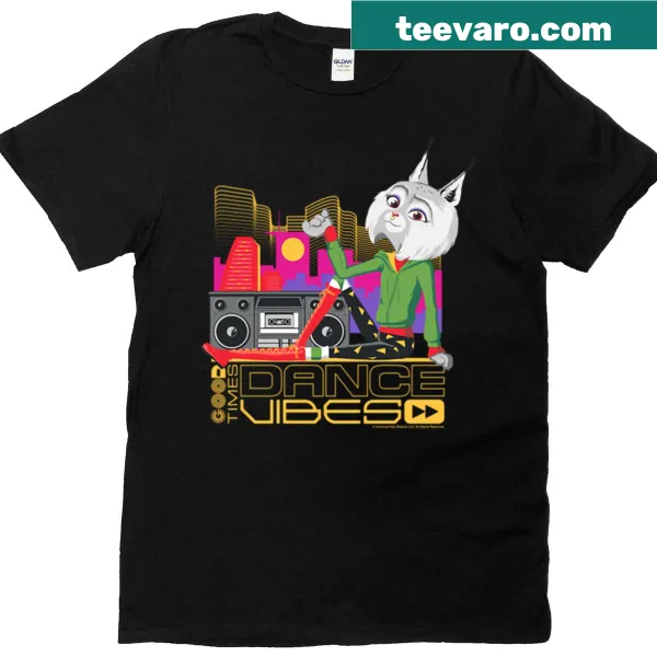 Sing 2 Nooshy retro city poster graphic T-shirt