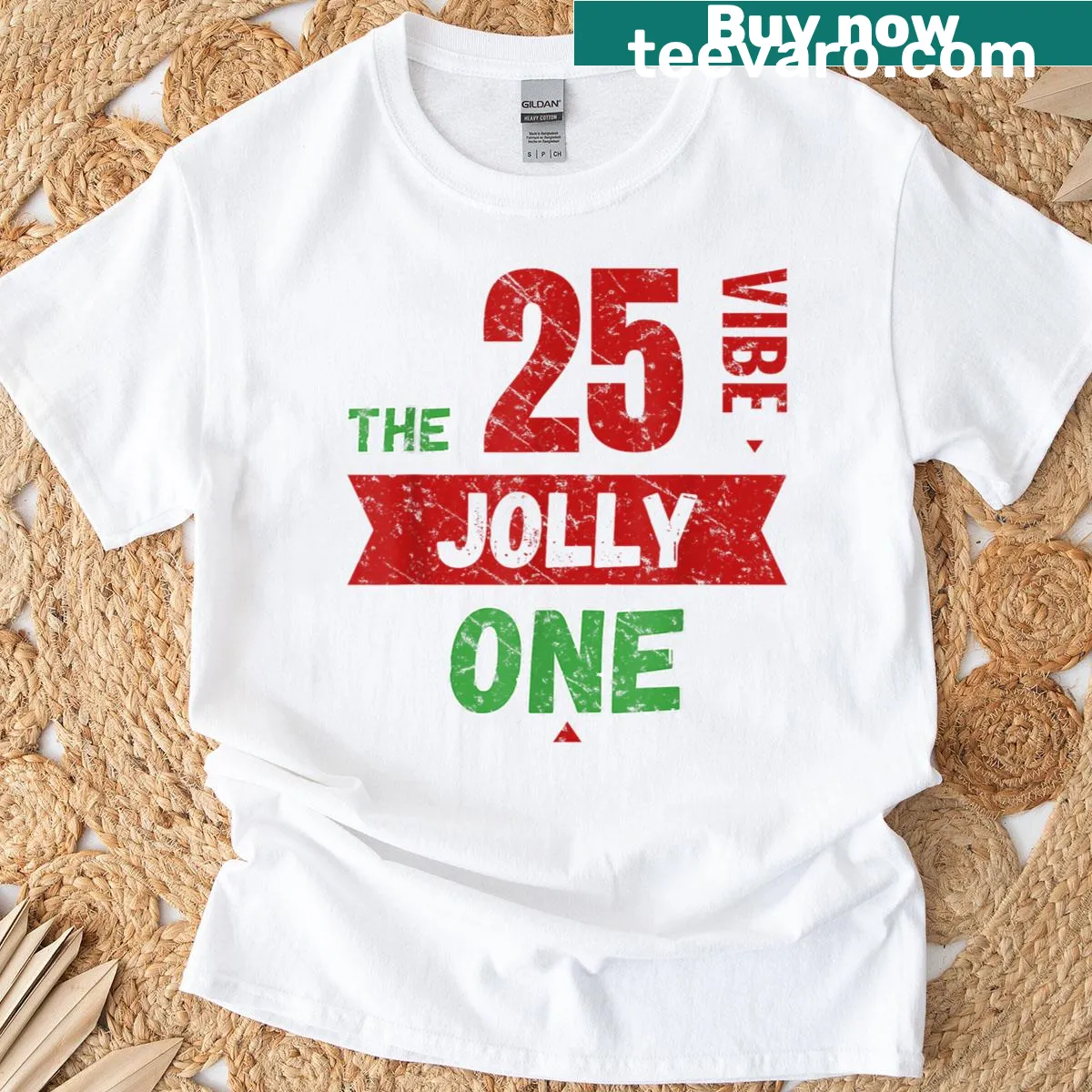 Heartwarming holiday-themed T-shirt for family and friends — on a men's t-shirt