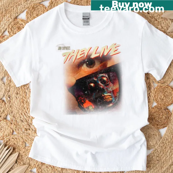 Faded poster design T-shirt inspired by They Live