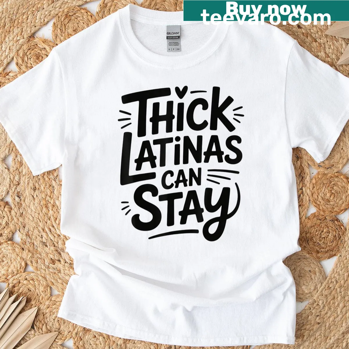Funny Latina pride body positive T-shirt with humorous message — on a men's t-shirt