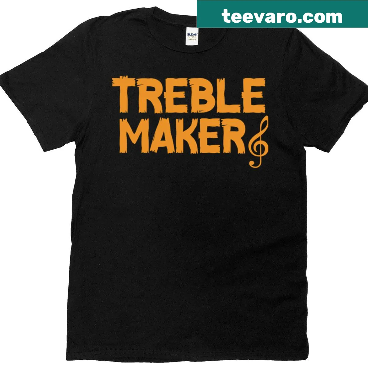 Treblemakers design from Barden University on a T-shirt — on a men's t-shirt