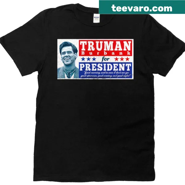 T-shirt featuring a classic Truman for President campaign sign design