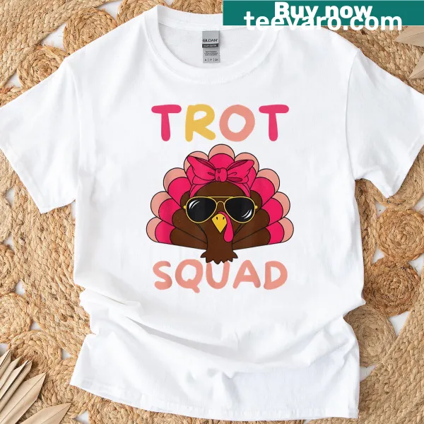 Thanksgiving T-shirt featuring a turkey with sunglasses