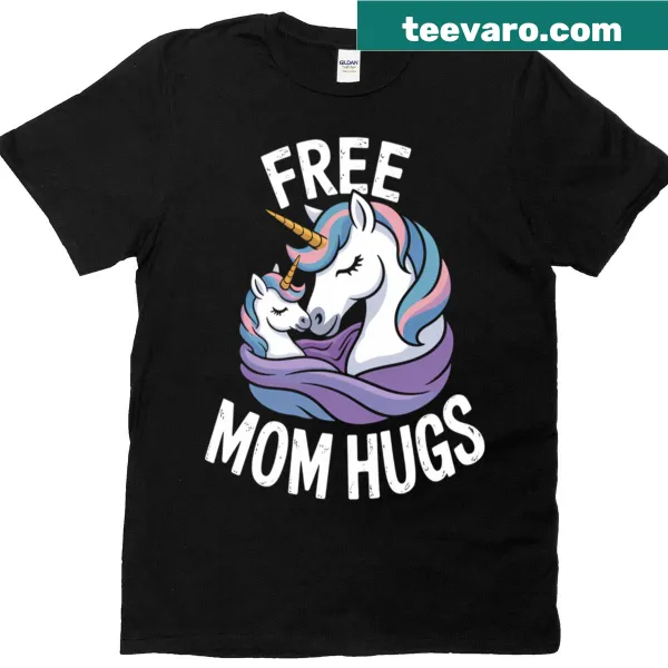 Cute cartoon unicorn with transgender pride flag in a wholesome design.