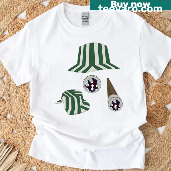 Illustrated T-shirt featuring Urahara Kisuke from Bleach