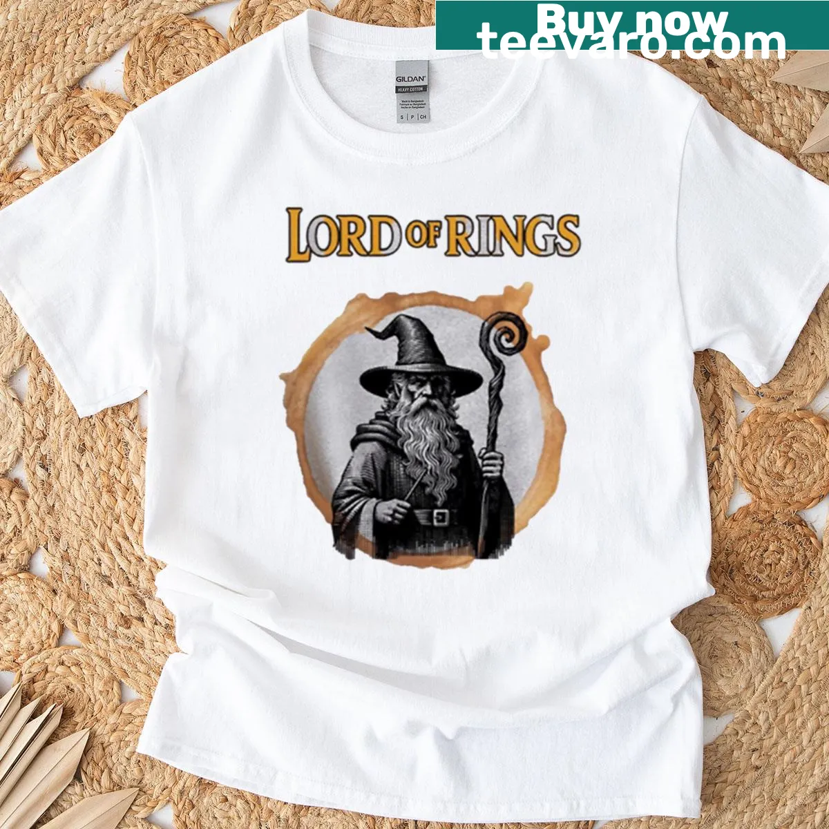 Vintage circus ring performance art T-shirt with nostalgic design — on a men's t-shirt