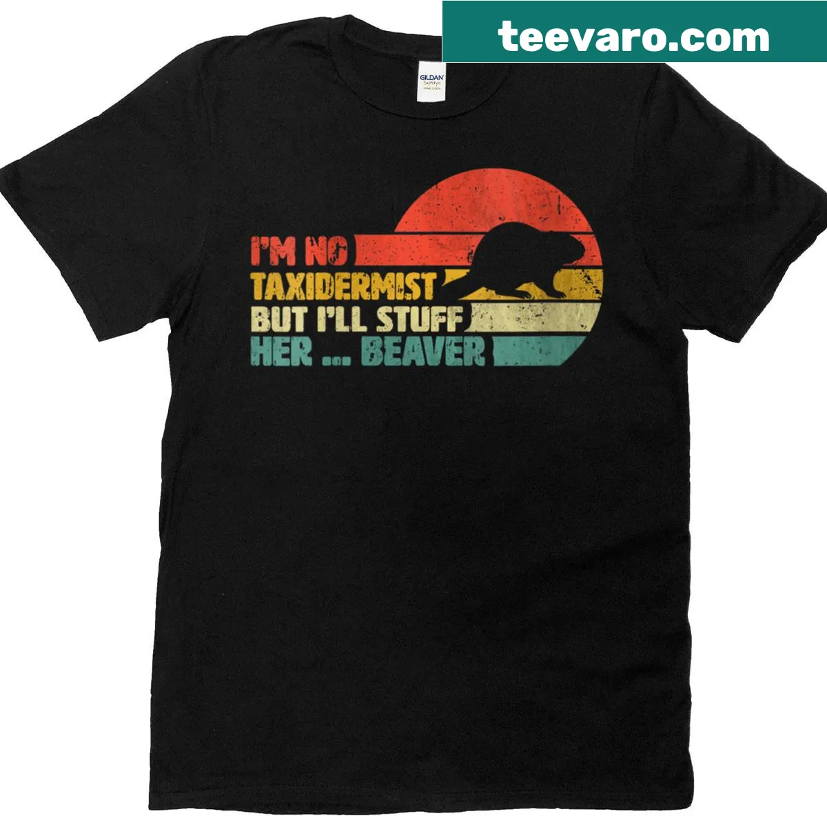 Witty graphic about taxidermy on a women's t-shirt — on a men's t-shirt