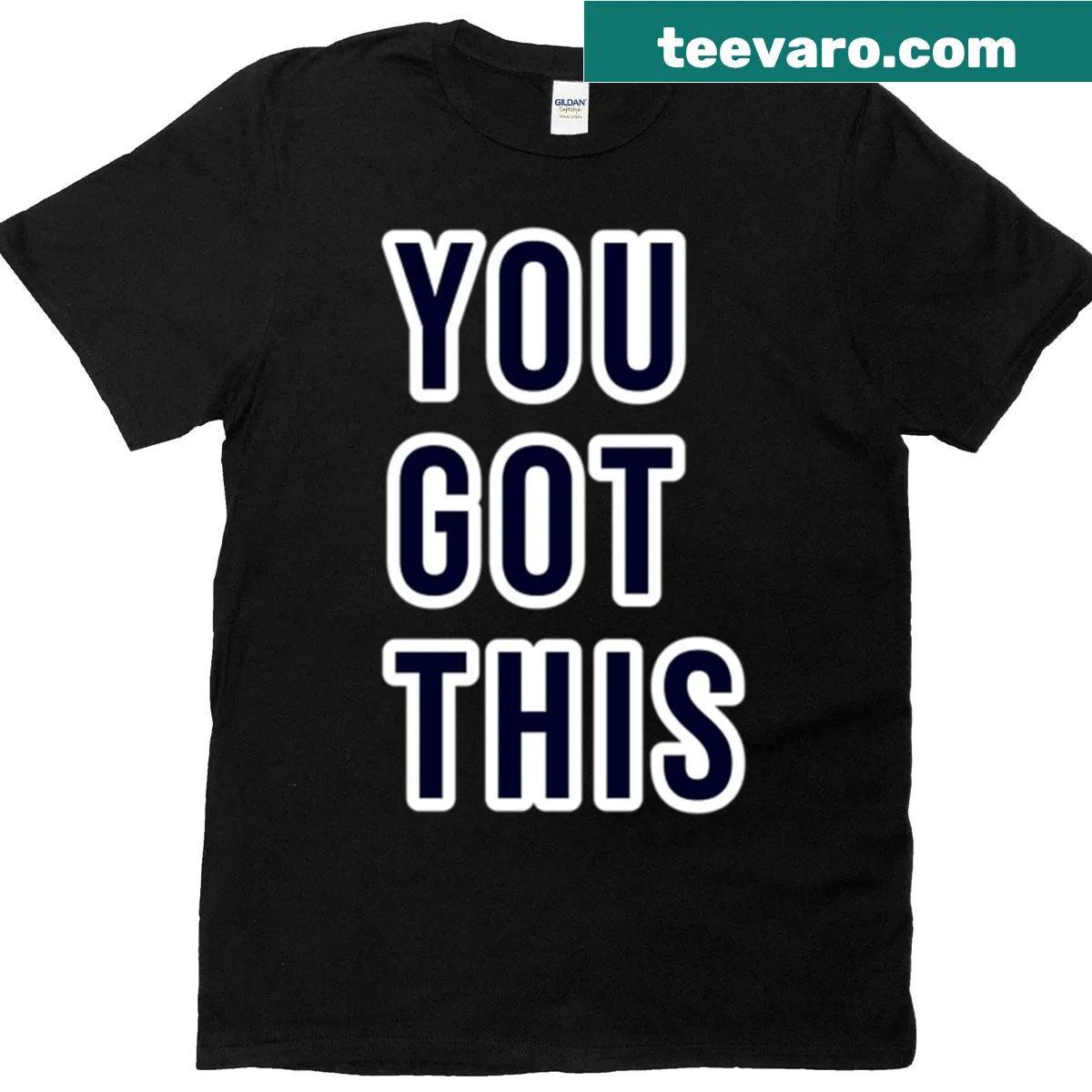 Motivational T-shirt with inspiring 'You Got This' quote — on a men's t-shirt