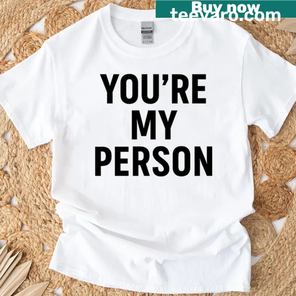 Minimalist typography T-shirt with sentimental quote about relationships