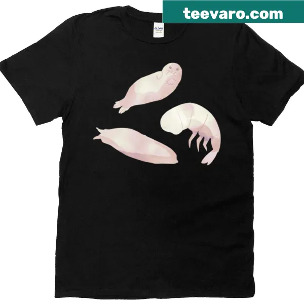 Illustration of whimsical creatures on T-shirt