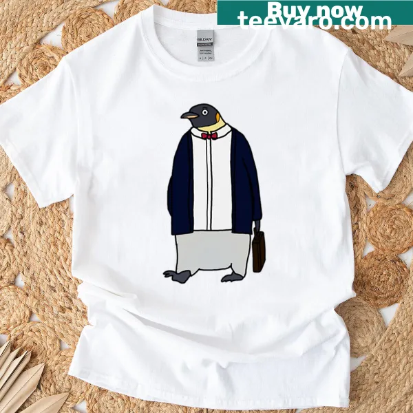 Illustration of a business penguin with a briefcase