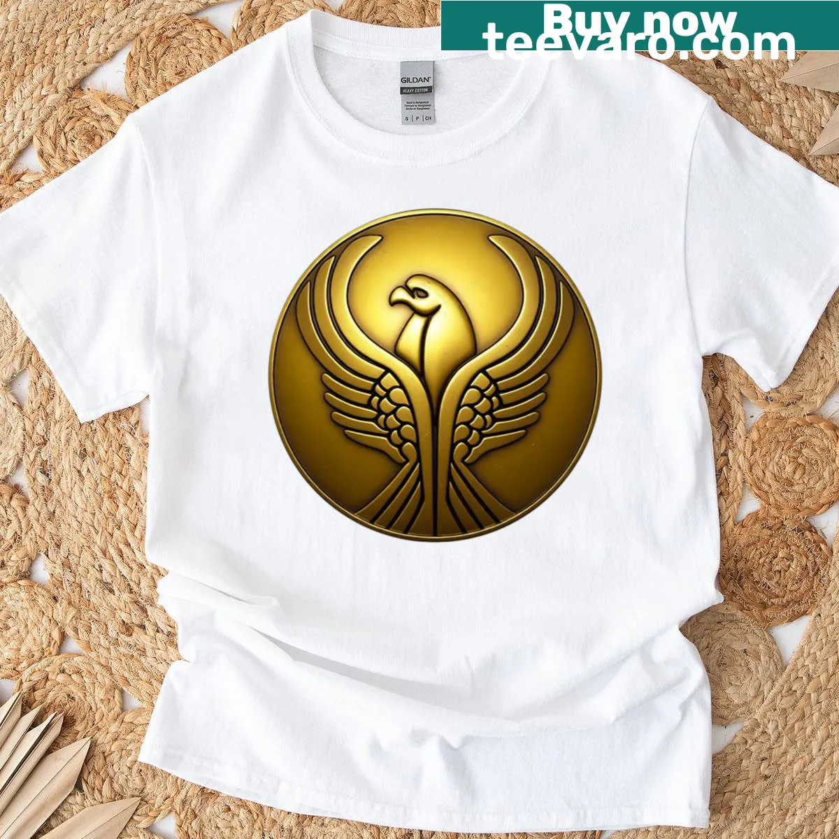 Graphic of the Flag of Pontus on a t-shirt — on a men's t-shirt