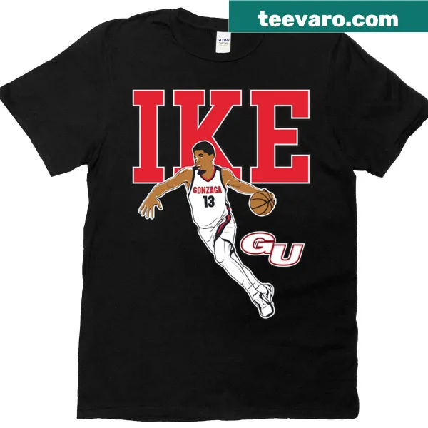 Gonzaga Bulldogs fan t-shirt for Ike