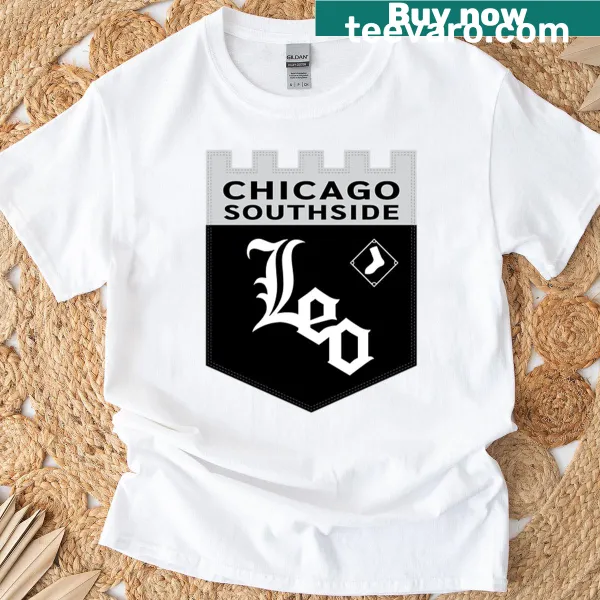 Badge-emblem style T-shirt honoring Pope Leo XIII
