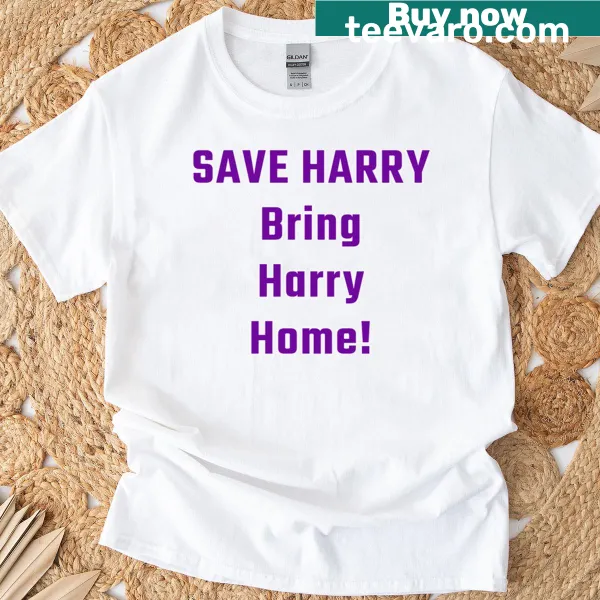 Typography design saying 'Save Harry Bring Harry Home'