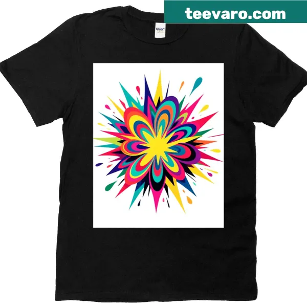 Watercolor design featuring musical notes on a t-shirt