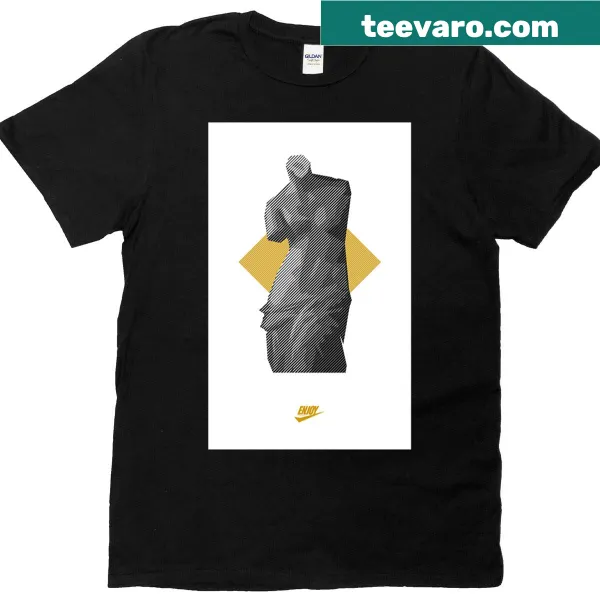 Gold t-shirt featuring a graphic of the Venus Diamond