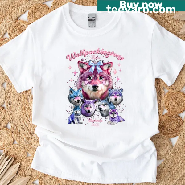 Bold Wolfpack 2025 t-shirt with impactful typography