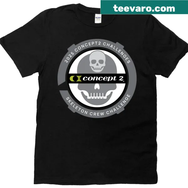 Edgy T-shirt with 'Skeleton Crew Challenge' graphic