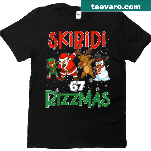 Funny Christmas t-shirt for kids with trendy meme graphics