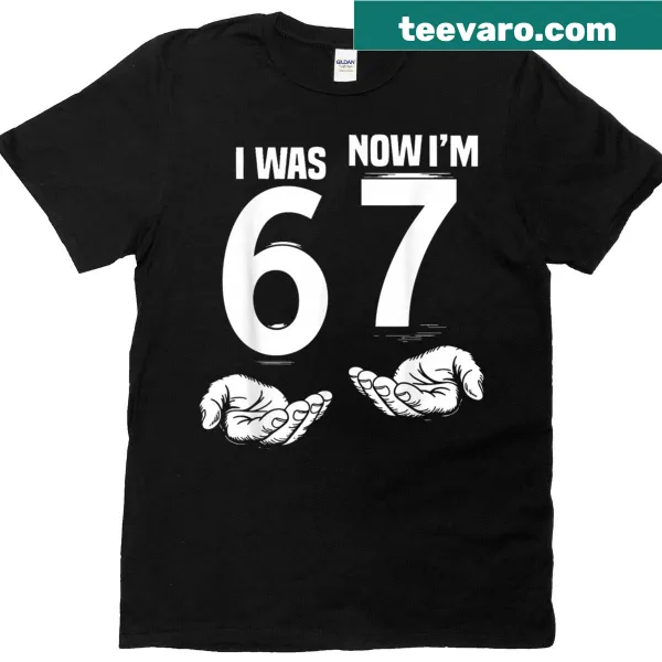Funny birthday T-shirt for kids saying 'I Was 6 Now I'm 7'
