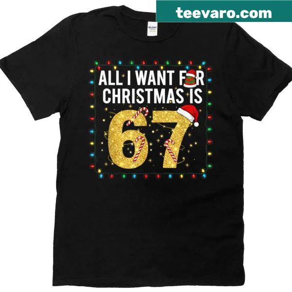 Funny Christmas t-shirt with humorous text about desires