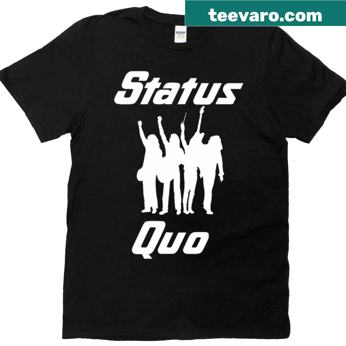 Artistic typographic design promoting challenging the status quo — on a men's t-shirt