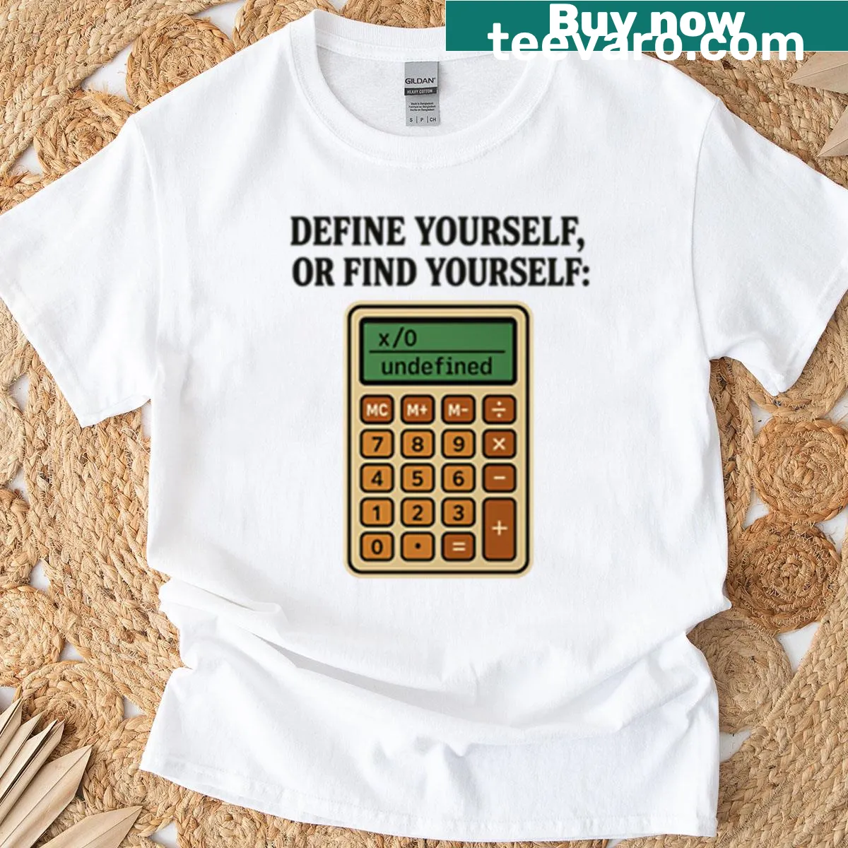 Inspirational typography graphic with 'Be Counted Not Counted Out' text — on a men's t-shirt