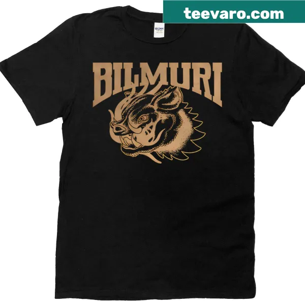 Illustrated design featuring 'Bilmuri Merch' text