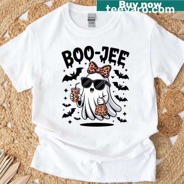 Funny Boo-jee Halloween Adult Tee T-shirt with clever design