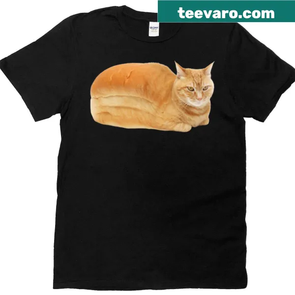 Cute Cat Loaf t-shirt featuring an adorable loafing cat illustration