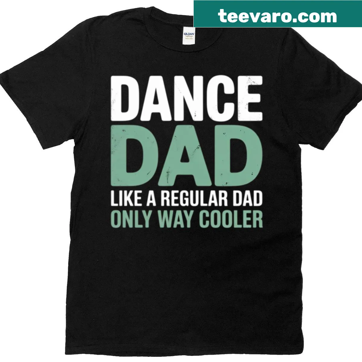 T-shirt with humorous Dance Dad slogan — on a men's t-shirt