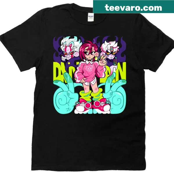 Cartoon design featuring the Dandadan Trio