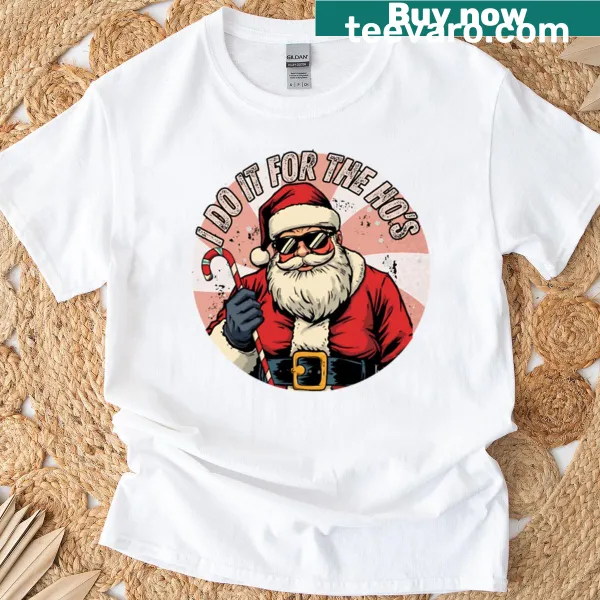 Playful 'Do It Santa' t-shirt for holiday celebrations