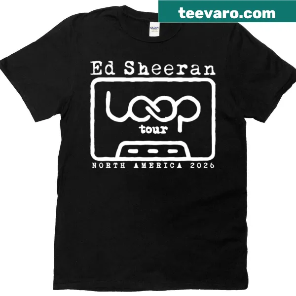Retro concert shirt for Ed Sheeran's Loop Tour