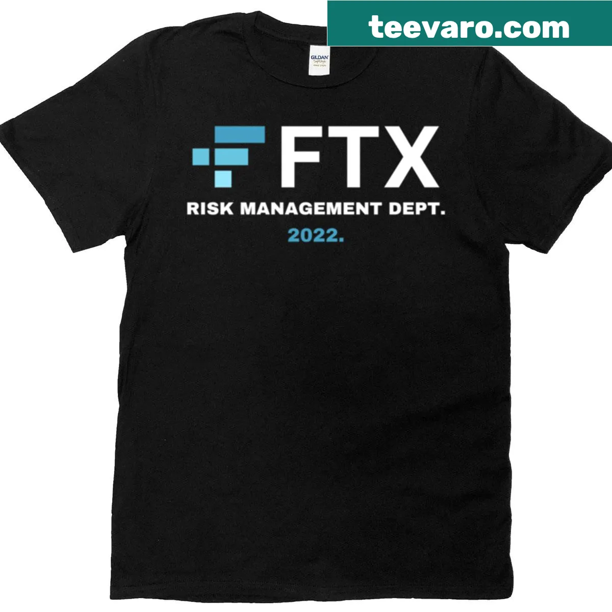 T-shirt featuring Risk Management Department graphic for finance professionals — on a men's t-shirt