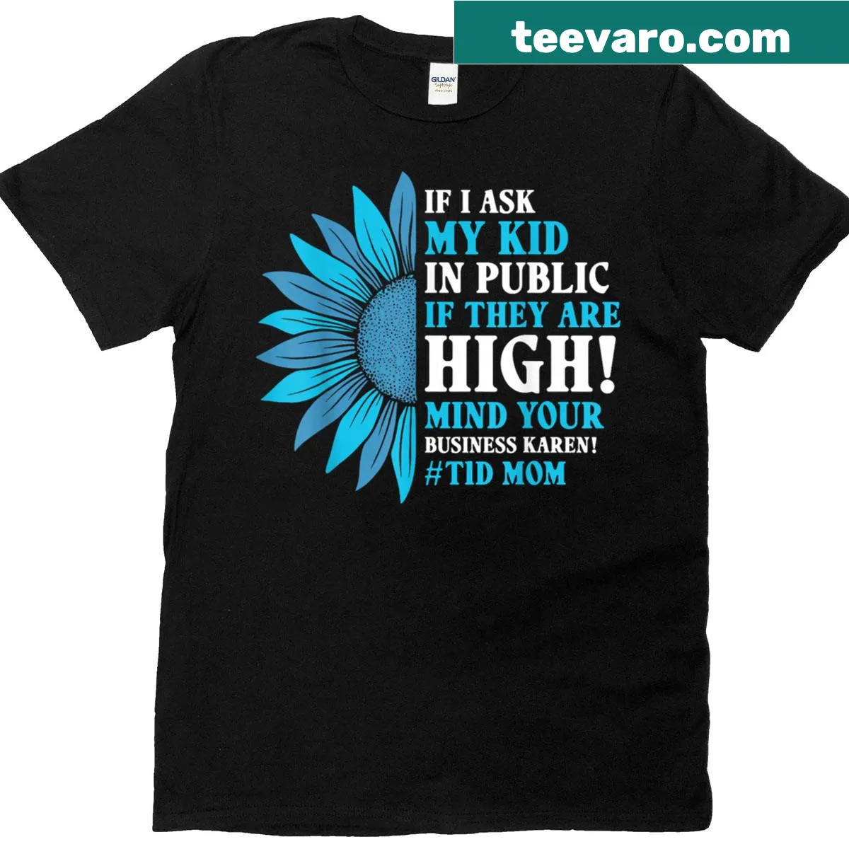 Humorous diabetes quote on a T-shirt for moms — on a men's t-shirt